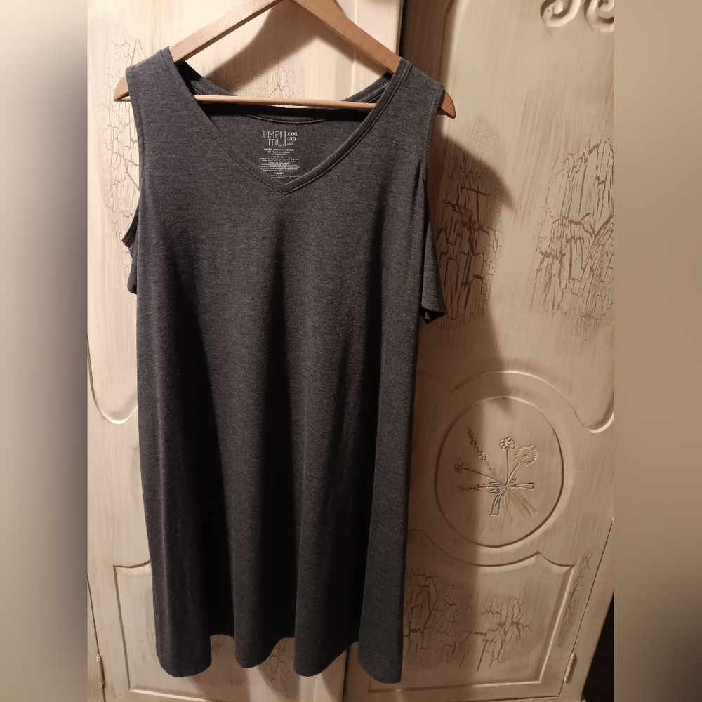 Time and Tru Open Shoulder Dress